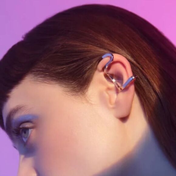 NWT MAM Originals ASYMMETRIC SILVER EAR-CUFF #919. New in Box OS Left - Picture 1 of 13